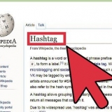 Utilizzo degli hashtag su twitter