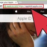 Modifica la password dell'id apple