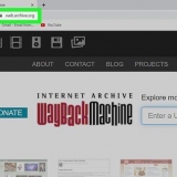 Utilizzo della wayback machine di internet archive
