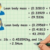 Determinare la tua massa secca