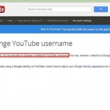 Cambia il tuo nome utente su youtube