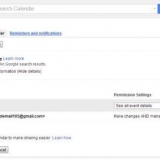 Condividi il tuo google calendar