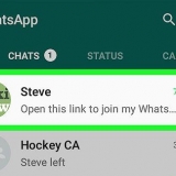 Unisciti a un gruppo whatsapp su android