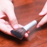 Pulizia dei pennelli per il trucco