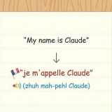 Dire mi chiamo in francese