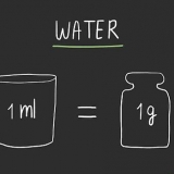 Conversione di millilitri in grammi