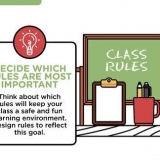 Mantenere l'ordine in classe