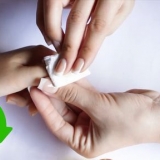 Applicazione di unghie in polvere