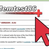Test della ram con memtest86