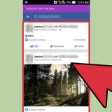 Elimina commenti o messaggi su facebook nell'app facebook
