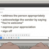 Rispondi a un'e-mail di ringraziamento