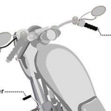 Cambio su una moto