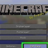 Visualizzazione di schermate in minecraft