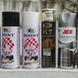 Usando vernice spray