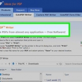 Converti testo in pdf