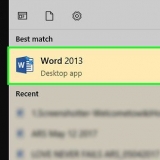 Rivedi il testo in word