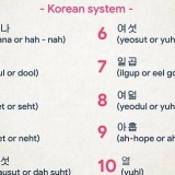 Contando fino a 10 in coreano
