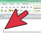 Sbarazzarsi di una linea orizzontale in ms word