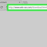 Utilizzando winrar