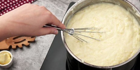Addensare il purè di patate