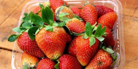 Congelare le fragole