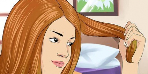 Sbarazzati dei capelli color rame