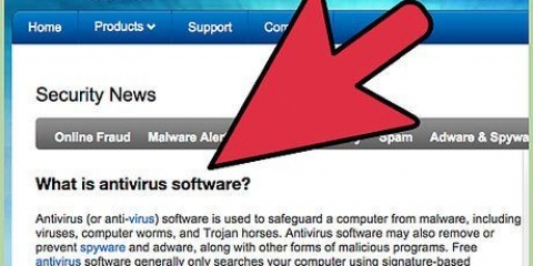 Installa un software antivirus