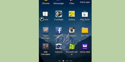 Chiusura delle app su un samsung galaxy