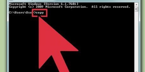 Copia di file utilizzando il prompt dei comandi