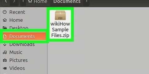Estrazione di file in linux