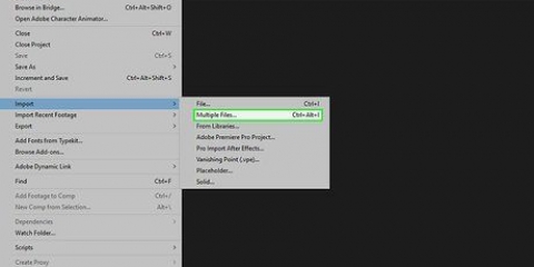 Registrazione del movimento in adobe after effects