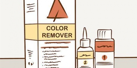Rimozione della tintura per capelli biondi
