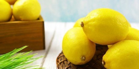 Conservazione dei limoni