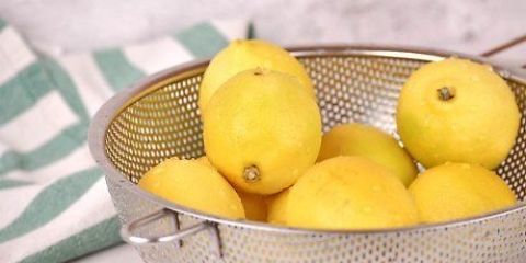 Fare l'olio al limone