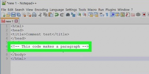 Aggiungi commenti all'html
