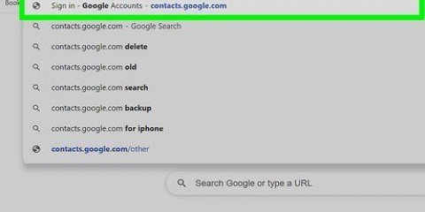 Aggiungi contatti in gmail
