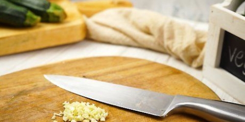 Preparazione delle zucchine