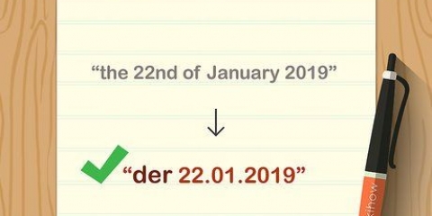 Scrivi le date in tedesco