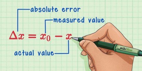 Calcolo dell'errore assoluto