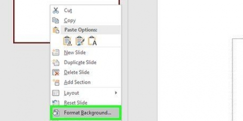 Cambia lo sfondo delle diapositive di powerpoint