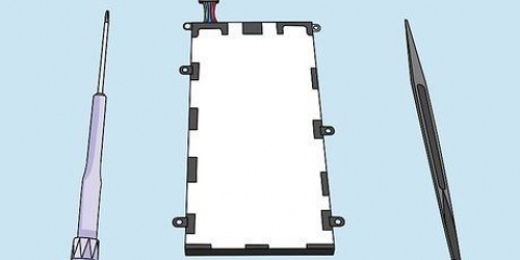 Rimozione della batteria da un tablet samsung galaxy