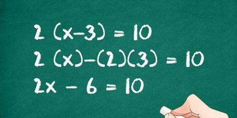 Usare la proprietà distributiva per risolvere un'equazione
