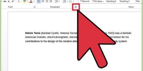 Rientra la prima riga di ogni paragrafo in word