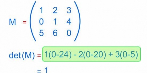 Trovare l'inversa di una matrice 3x3
