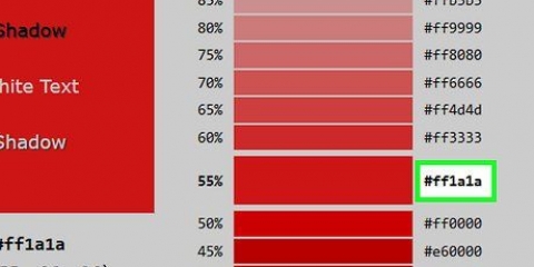 Cambia il colore di un carattere in html
