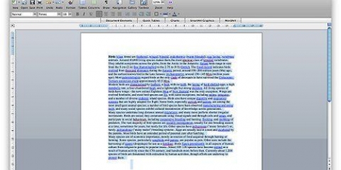 Regolazione dell'interlinea in un documento di word