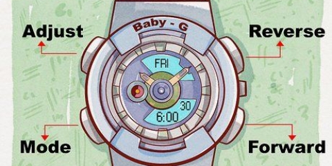 Come impostare l'ora su un orologio baby g