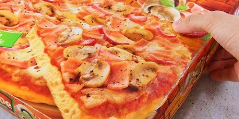 Preparare la pizza surgelata