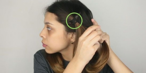 Usando lo shampoo secco