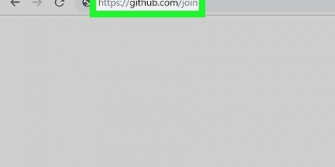 Crea un account in github